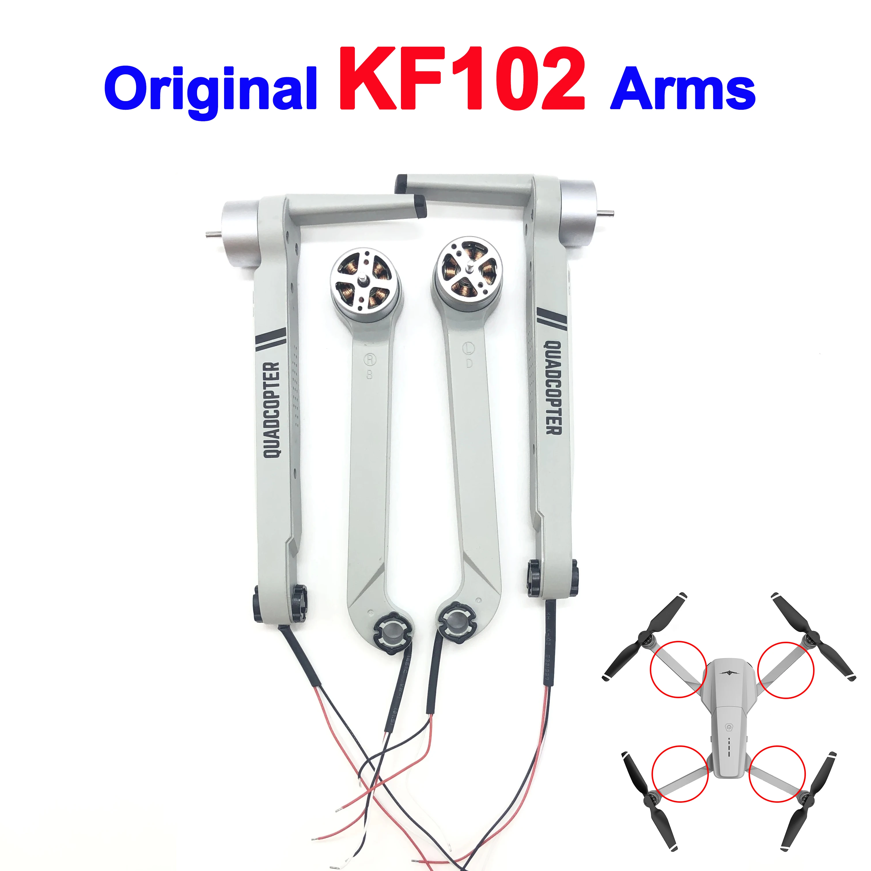 Drone Mapping - KF102 MAX bras avant arrière accessoires