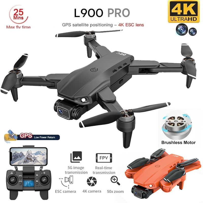 Drone Lidar - L900 Pro GPS Drone 4K professionnel