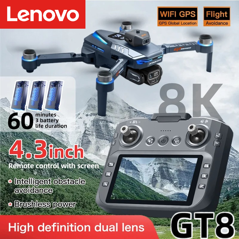 Drone Photogrammetry - Drone Lenovo GT8 8K Professionnel avec