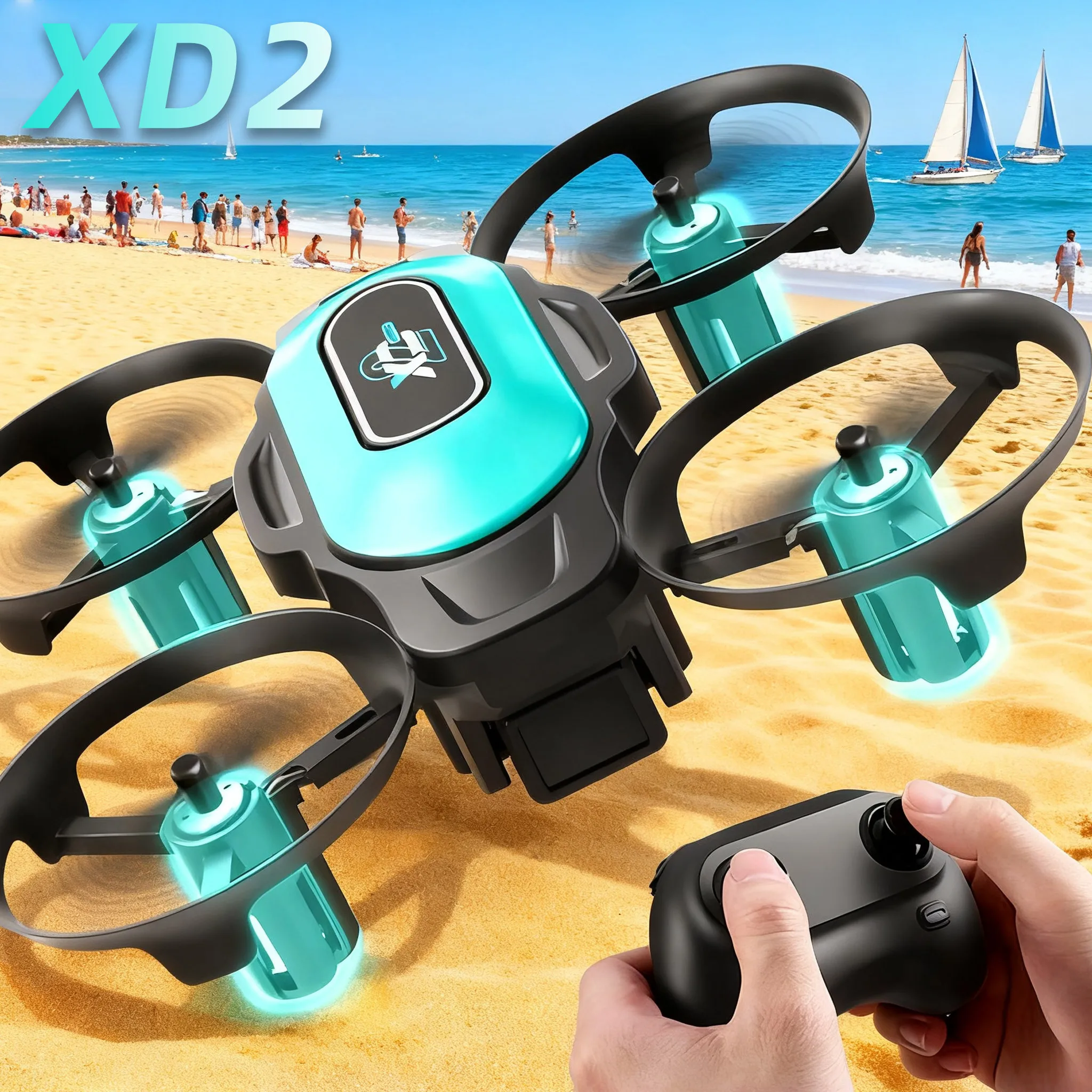 Drone Cinematic - Mini drone XD2, 360 ° Tours