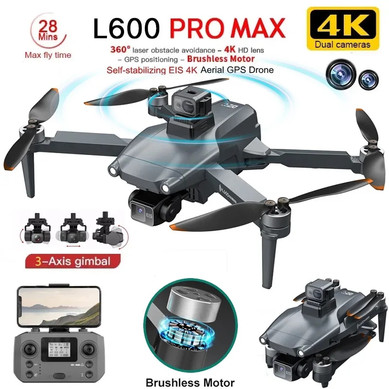Drone Lidar - Drone GPS professionnel L600 PRO MAX