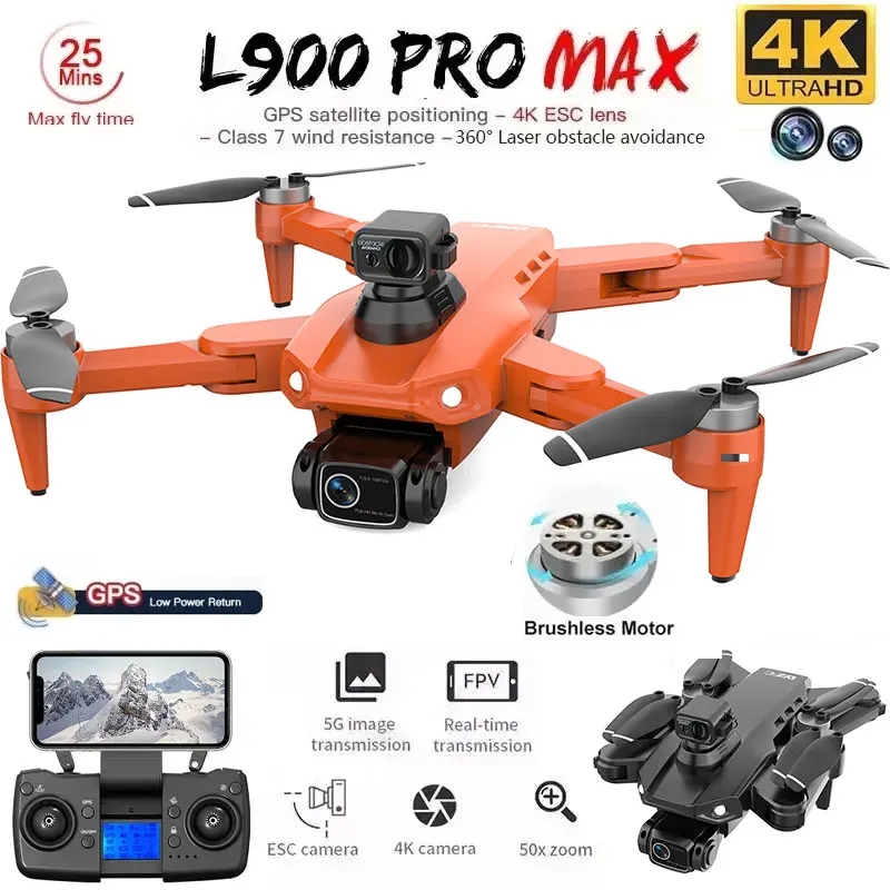 Drone GPS L900 Pro MAX 4K prof - Drone Surveying avis et prix