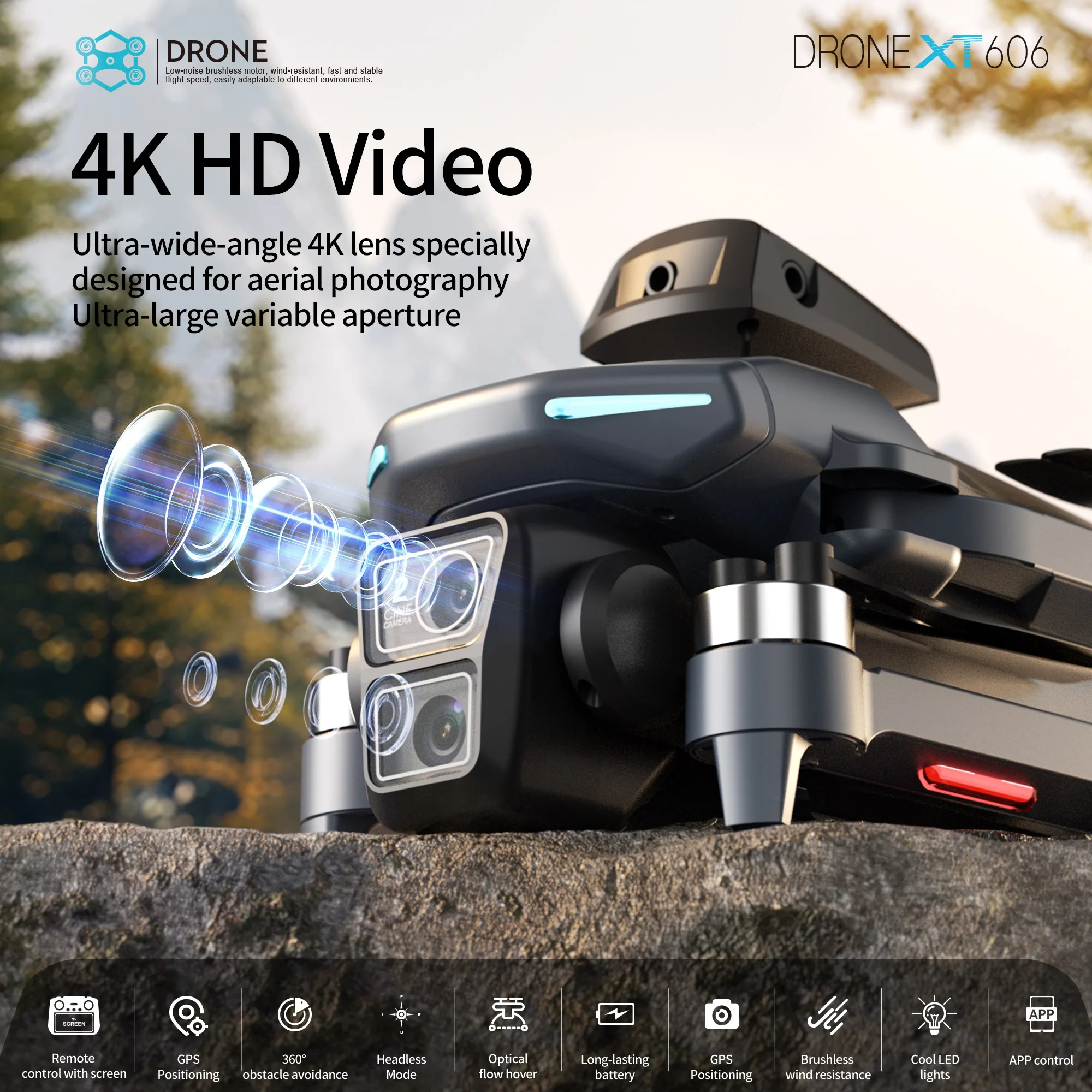 Drone professionnel Lenovo XT6 - Drone Multispectral avis et prix