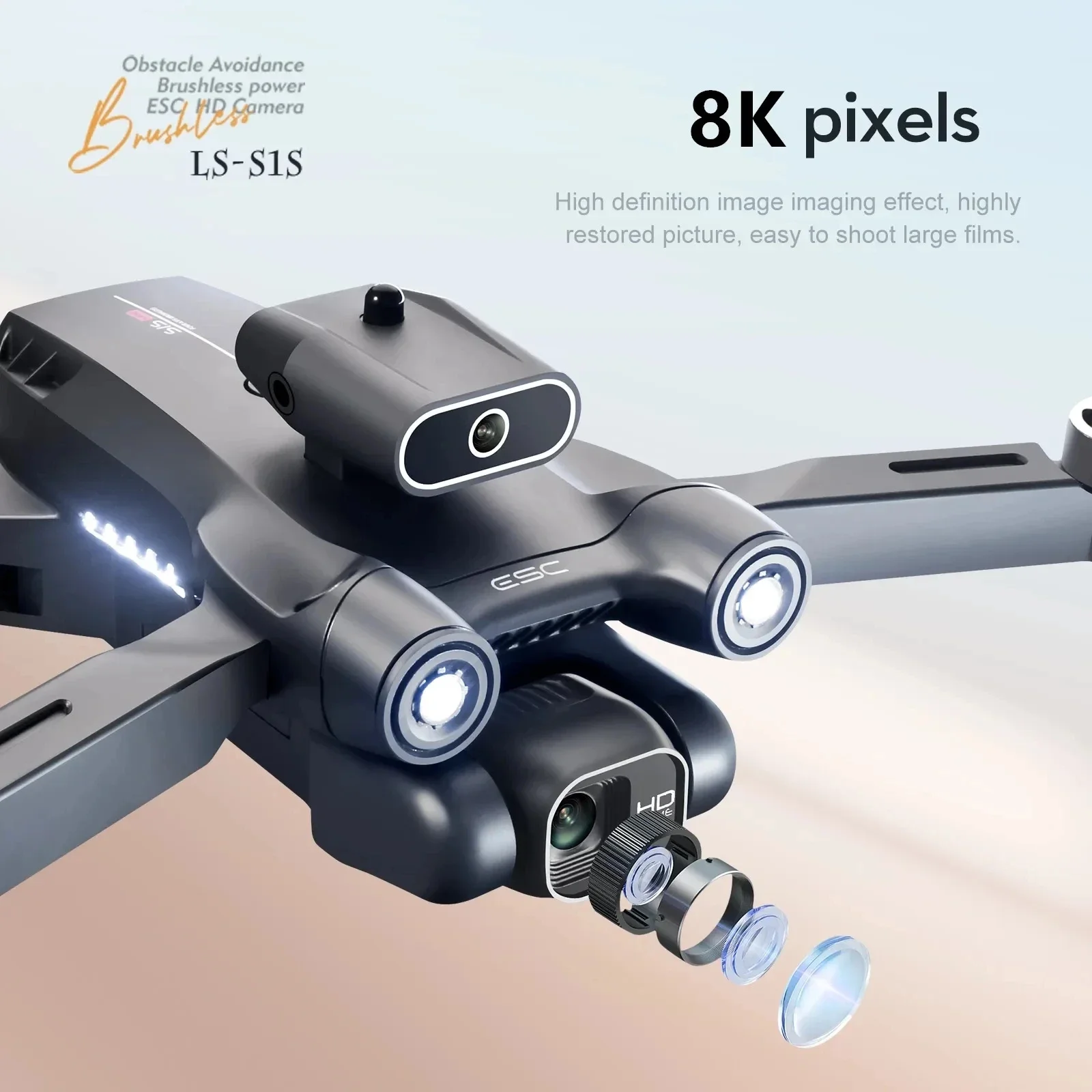 S1S 5G GPS Drone Caméra 8K, Mo - Drone Lidar avis et prix