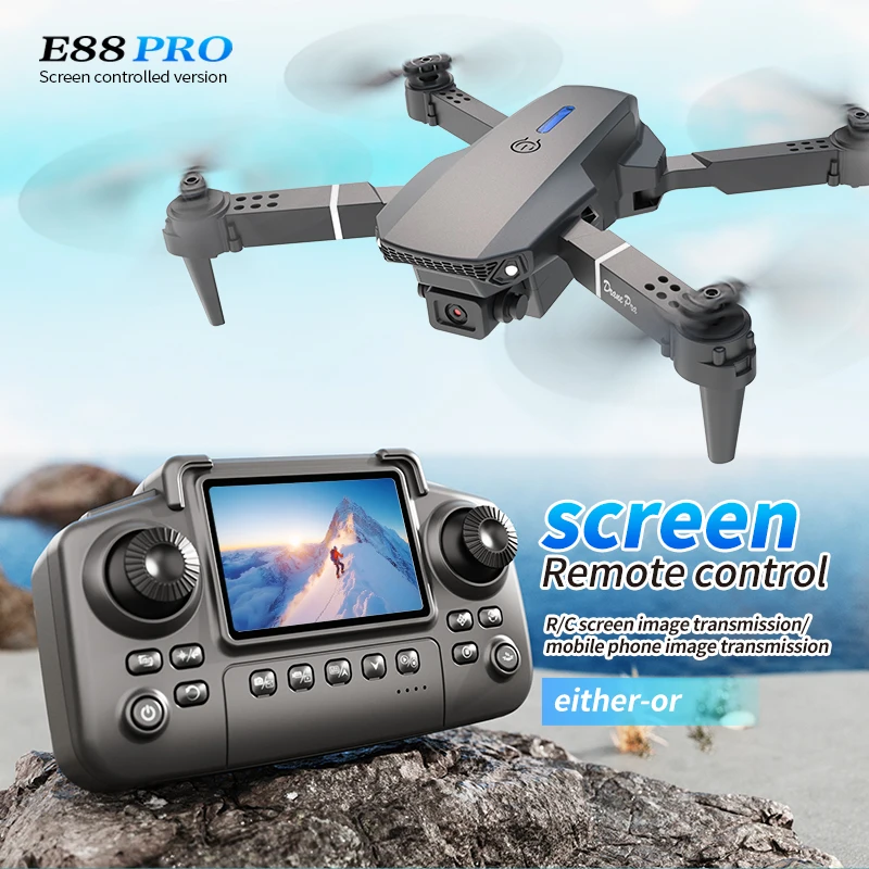 Drone professionnel E88 PRO av - Drone Lidar avis et prix