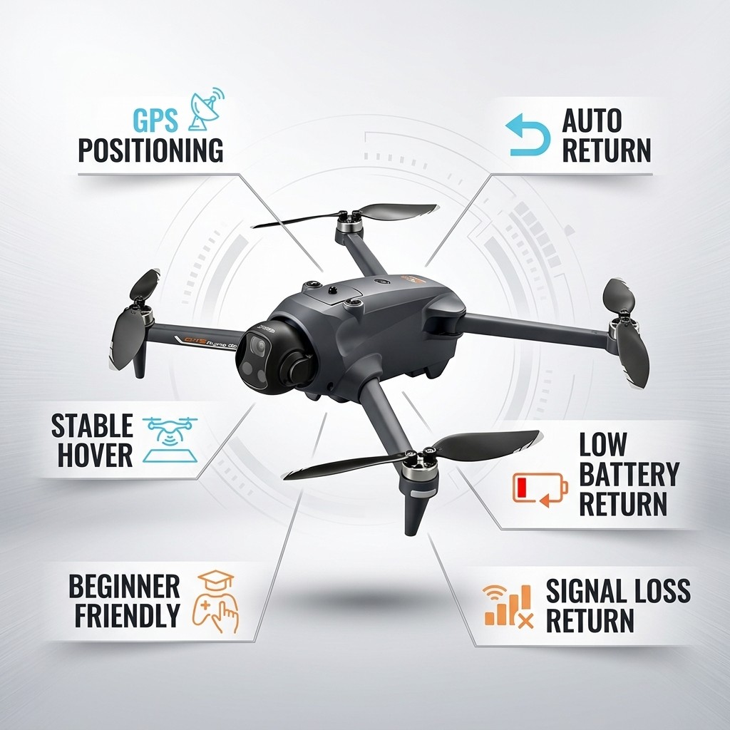 Drone Potensic GPS avec retour - Drone Surveying avis et prix