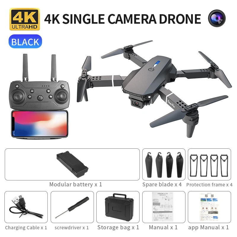Le Drone pliant intelligent E8 - Drone Cinematic avis et prix