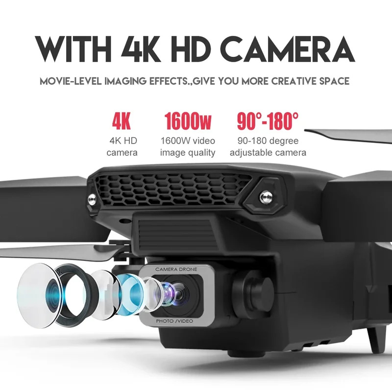 Le Drone pliant intelligent E8 - Drone Cinematic avis et prix