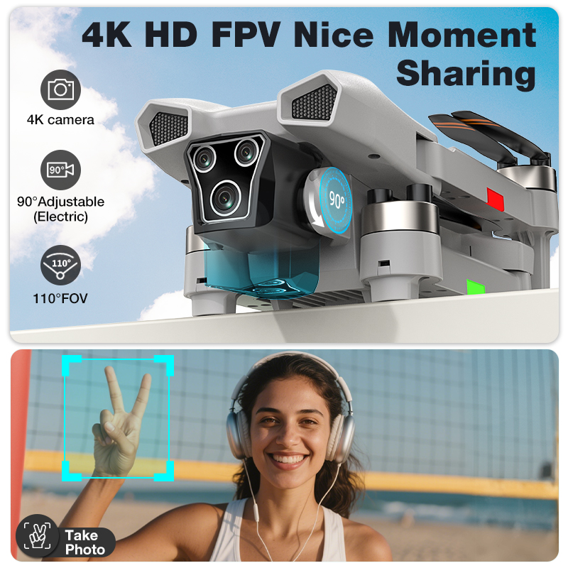 NOUVEAU Drone L017 Pro Brushle - Drone Lidar avis et prix