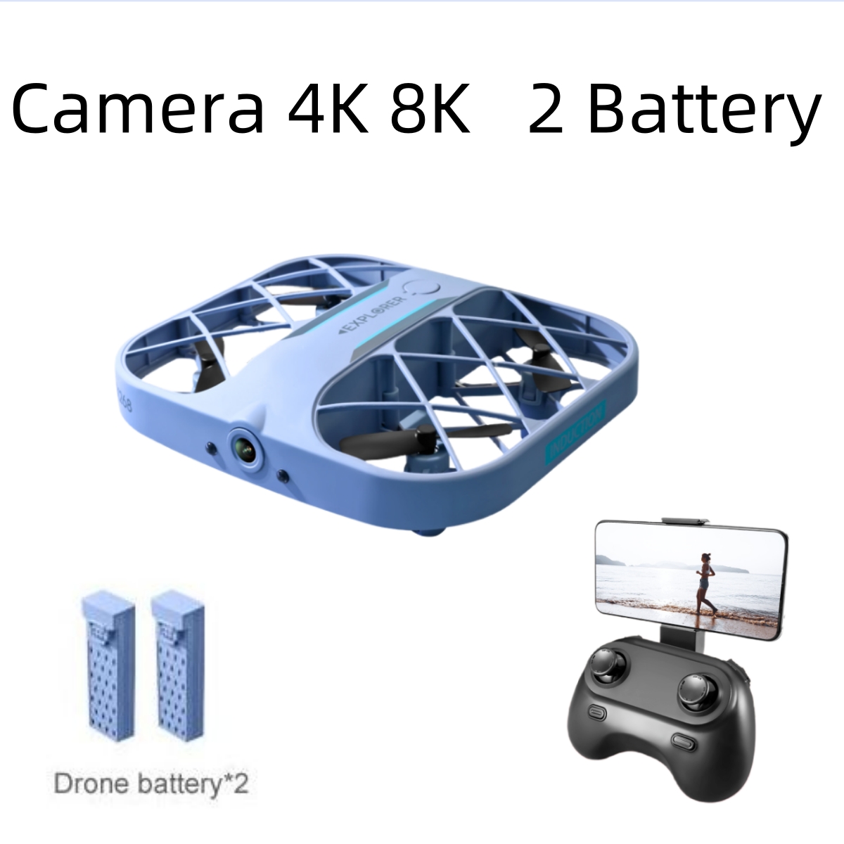 Drone RC JJRC H107 FPV avec 2  - Drone Lidar avis et prix